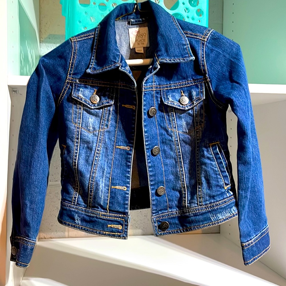Children’s Place Jean Jacket with buttons size 7/8